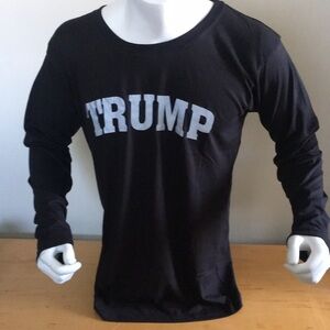 Trump long sleeve black shirt